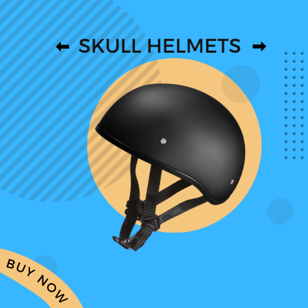Daytona Helmets Half Skull Cap Motorcycle Helmet