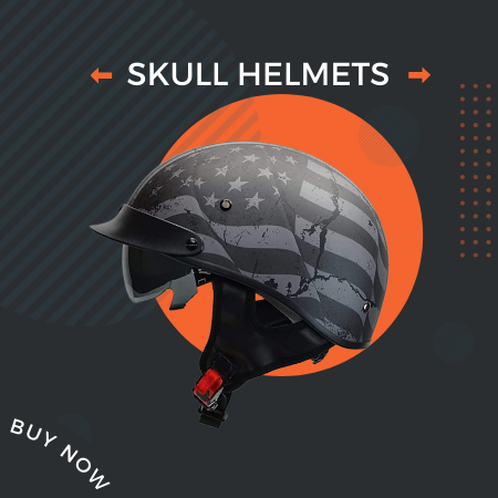 Vega Helmets Half Size Warrior Motorcycle Helmet