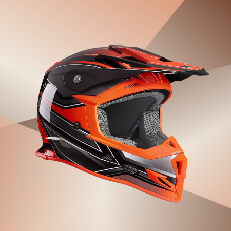 GLX GX23 Dirt Bike Snowmobile Helmet